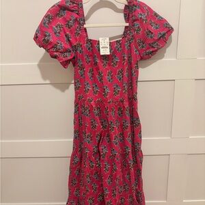 J. Crew Factory Pink Floral Dress